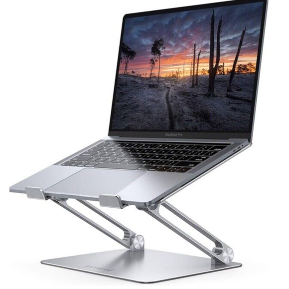 Laptop Stand Adjustable Computer Stand for Desk Ergonomic Black MRSP $65 - Picture 1 of 6